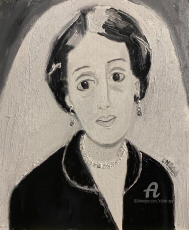 "La traversée des apparences" Peinture intitulée ""La traversée des a…" par Claire Marie Gay, Œuvre d'art originale, Huile Monté sur Panneau de bois