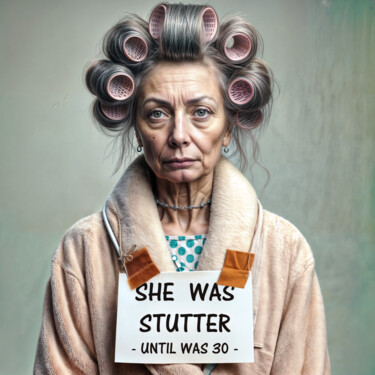 Arte digital titulada "Stutter" por Egidoro, Obra de arte original, Imagen generada por IA