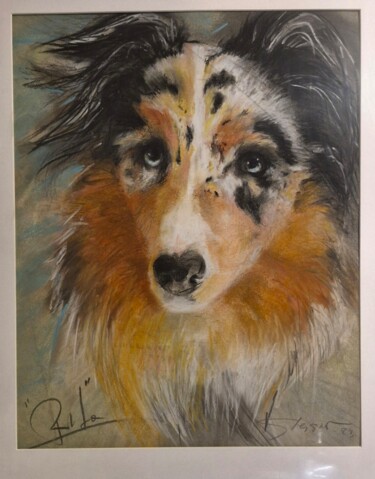 Dessin intitulée "Rita" par Gleisner, Œuvre d'art originale, Pastel