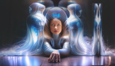 Digital Arts titled "Sublimated" by Dejan Vucelic, Original Artwork, AI generated image