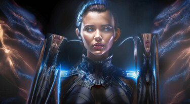 Digital Arts titled "Xenia 2" by Dejan Vucelic, Original Artwork, AI generated image