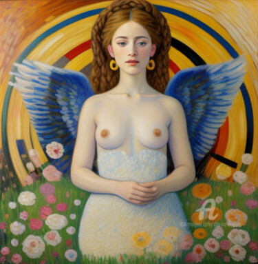 数字艺术 标题为“Angel on Earth, Sec…” 由Davina Dugnas, 原创艺术品, 数字油画