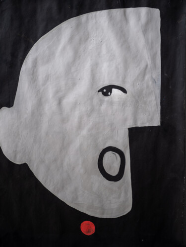 绘画 标题为“Head #4” 由Pavlo Ponomarenko, 原创艺术品, 丙烯