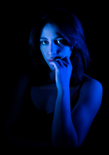 Fotografie getiteld "Rêve en bleu" door Atelier 4713, Origineel Kunstwerk, Digitale fotografie