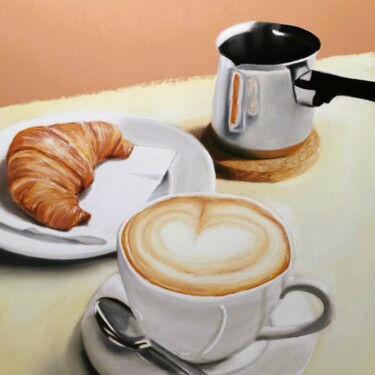 绘画 标题为“Cappuccino” 由Dietmar Merighi, 原创艺术品, 粉彩