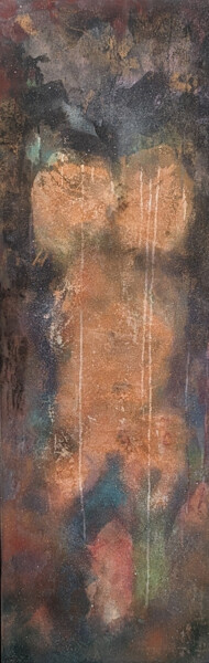 绘画 标题为“X” 由Alexandra Humphreys, 原创艺术品, 丙烯 安装在木质担架架上