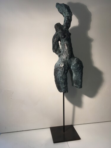Sculpture intitulée "Envol" par Alain Riguet, Œuvre d'art originale, Terre cuite