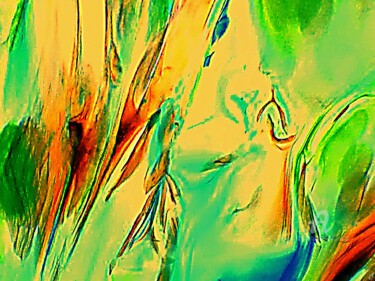 Digital Arts titled "Ne pas s'attacher" by Cj Perin, Original Artwork, Digital Painting