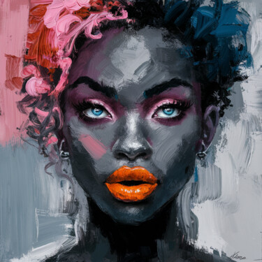 数字艺术 标题为“Her Look” 由Pavel Apilat, 原创艺术品, 数字油画