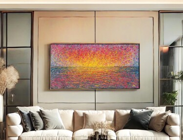 Immerse ourselves in the present moment 绘画 标题为“Immerse ourselves i…” 由Nadiia Antoniuk, 原创艺术品, 丙烯