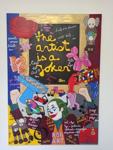 Malarstwo zatytułowany „"The artist is a Jo…” autorstwa Alessandra Redolfi, Oryginalna praca, Akryl