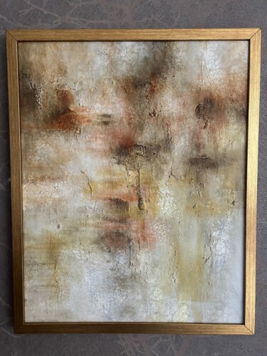 Painting titled "Calma" by Ivanna Manzur, Original Artwork, Acrylic Mounted on Wood Stretcher frame