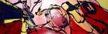 绘画 标题为“Abstraction 2” 由Saskia V, 原创艺术品, 油