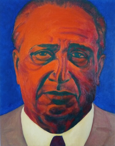 Mugshot, Ignazio Dragna, Jack Ignatius II Painting titled "Mugshot, Ignazio Dr…" by Zikel, Original Artwork, Oil