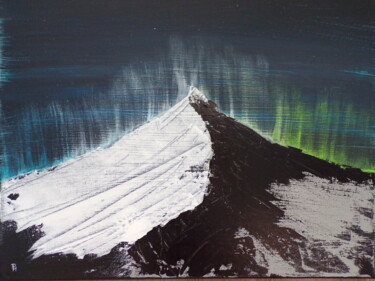 Peinture intitulée "Ruf der Berge" par Pauline Hein, Œuvre d'art originale, Acrylique