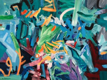 Painting titled "Under the winter's…" by Tung Duc Pham, Original Artwork, Acrylic