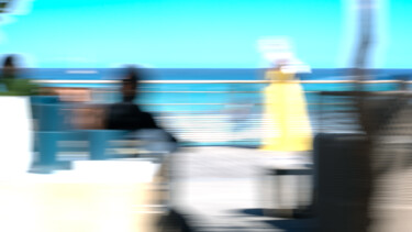 Photographie intitulée "BLUE Bord de Mer -…" par Michel Akrich, Œuvre d'art originale, Photographie numérique