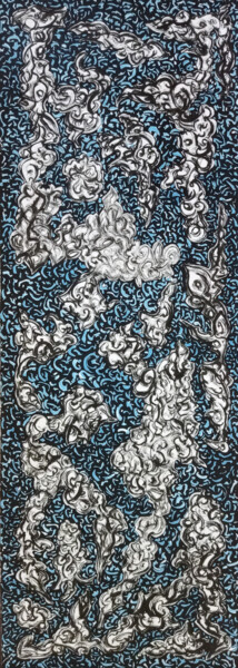 Pittura intitolato "001" da Aziz Stitou, Opera d'arte originale, Acrilico