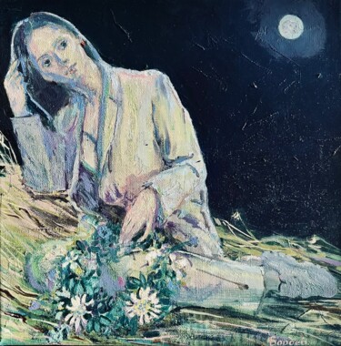 На Ивана Купала 绘画 标题为“На Ивана Купала” 由Ольга Бордей, 原创艺术品, 油