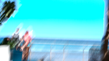Photographie intitulée "BLUE Bord de Mer -…" par Michel Akrich, Œuvre d'art originale, Photographie numérique