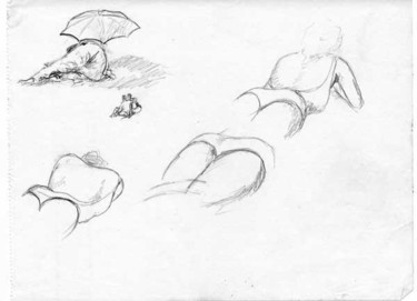 Painting titled "Drawing 8" by Jose Carlos Sarmento, Original Artwork