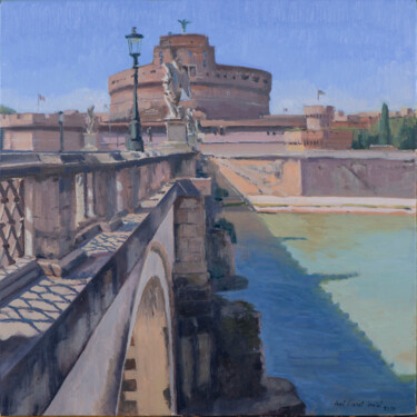 Peinture intitulée "San Angelo II." par Juan Álvarez Cebrián, Œuvre d'art originale, Huile Monté sur Châssis en bois
