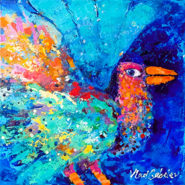 Painting titled "Bird 06 (from the s…" by Vlad Gabelev, Original Artwork, Acrylic