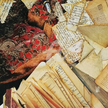 Collages intitulée "F 1754" par Patrick Demelenne, Œuvre d'art originale, Collages