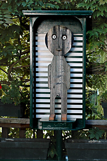 Sculpture intitulée "Arthur" par Pierre Vogel, Œuvre d'art originale, Bois