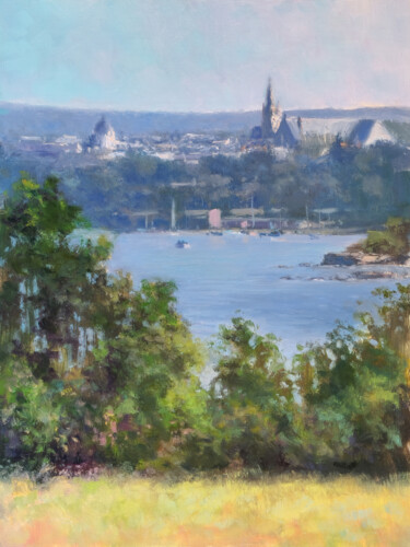 Peinture intitulée "Cathédrale St Pierr…" par Pascal Giroud, Œuvre d'art originale, Huile