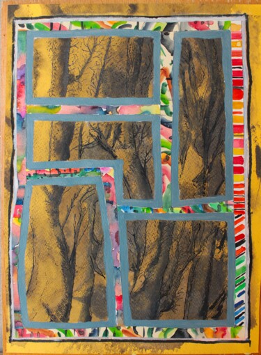 Peinture intitulée "M  08-24-2" par Philip Moreau, Œuvre d'art originale, Aquarelle