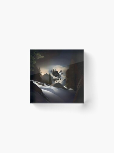 제목이 "Hippogriffe, Thaucos"인 디지털 아트 Grrimrr로, 원작, 2D 디지털 작업