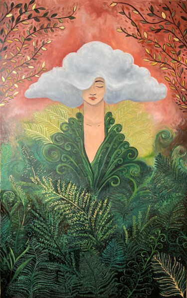 L'appel sylvestre Peinture intitulée "L'appel sylvestre" par Pauline Bailly, Œuvre d'art originale, Huile