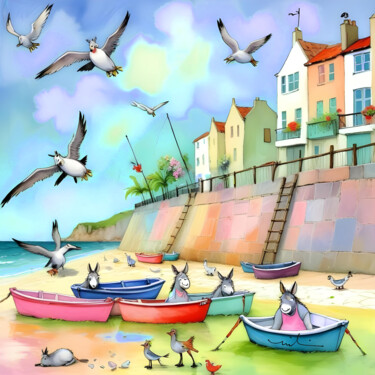 数字艺术 标题为“We Love Scarborough…” 由Miki De Goodaboom, 原创艺术品, AI生成的图像