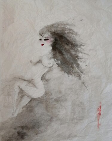 Free.Seductive 图画 标题为“Free.Seductive” 由Olesya Nikolaeva, 原创艺术品, 墨