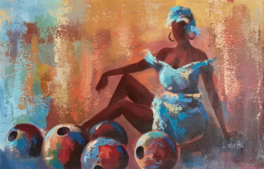 Fine Model Art "Fine Model Art" başlıklı Tablo Alex Mensah tarafından, Orijinal sanat, Akrilik