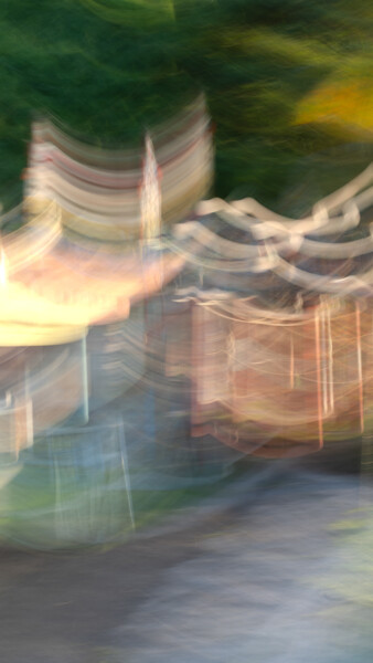 Fotografie mit dem Titel "COLORFULL INDIAN TE…" von Michel Akrich, Original-Kunstwerk, Digitale Fotografie
