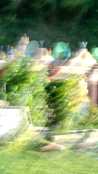 Fotografie mit dem Titel "COLORFULL INDIAN TE…" von Michel Akrich, Original-Kunstwerk, Digitale Fotografie