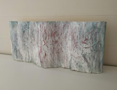 Scultura intitolato "Wing" da María X. Fernández, Opera d'arte originale, Carta