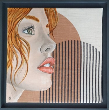 Peinture intitulée "Juliette B." par Amandine B., Œuvre d'art originale, Acrylique Monté sur Châssis en bois