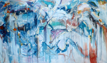 Painting titled "SeaLover II" by Floria Rey, Original Artwork, Acrylic