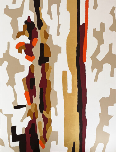 Peinture intitulée "ÉCORCHÉ-1" par Patrick Bel, Œuvre d'art originale, Acrylique Monté sur Châssis en bois