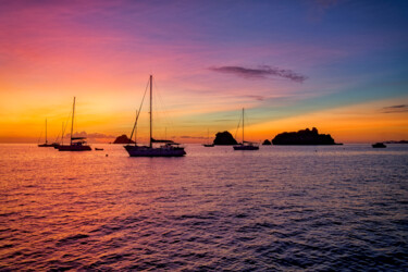 摄影 标题为“Gustavia Sunset” 由Michel Dol, 原创艺术品, 数码摄影