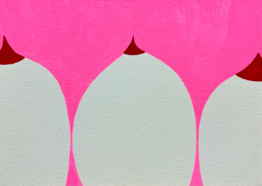 Painting titled "Silent currents of…" by Anxana, Original Artwork, Acrylic