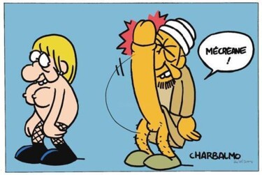 Dessin intitulée "AL-QAEDA" par Almo The Best, Œuvre d'art originale