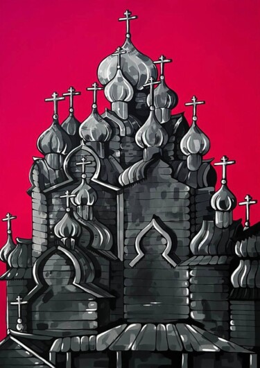 绘画 标题为“Просвящение” 由Татьяна Гришина (yuroakire), 原创艺术品, 丙烯