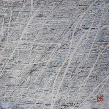 Painting titled "Givre" by Marie Edmée Séguin, Original Artwork, Acrylic Mounted on Wood Stretcher frame