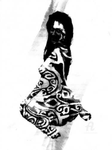 Digital Arts titled "Lysende 001" by V'Nian Purks, Original Artwork, Digital Painting