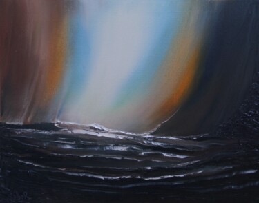 Peinture intitulée "Stone Waves" par Serguei Borodouline, Œuvre d'art originale, Huile