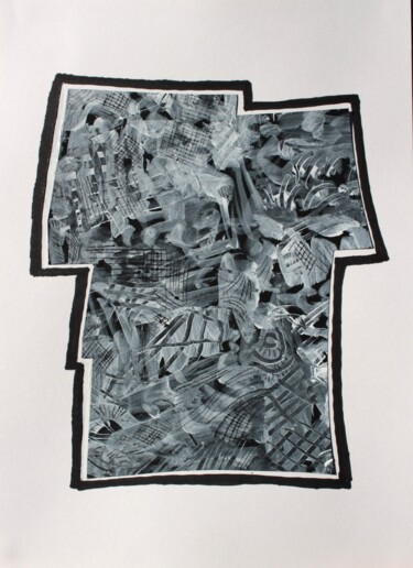 Peinture intitulée "M  08-24-3" par Philip Moreau, Œuvre d'art originale, Acrylique